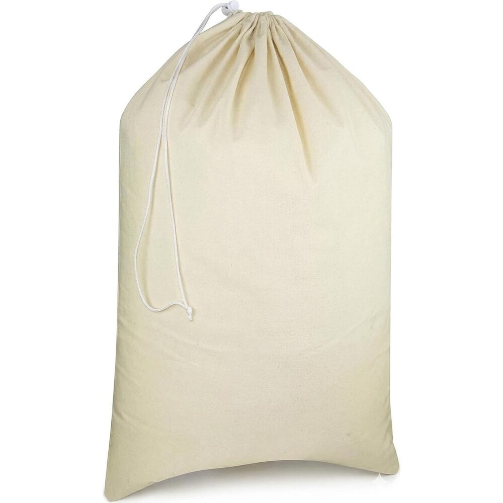 Laundry Bags 1-Pack 28”x36" Extra-Large Cotton Canvas Heavy Duty